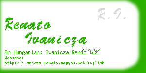 renato ivanicza business card